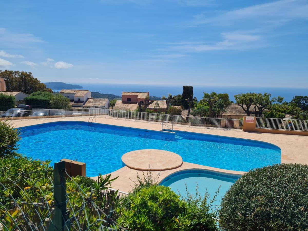 Bel Appartement Renove, Avec Terrasse Et Piscine La Croix-Valmer Bagian luar foto